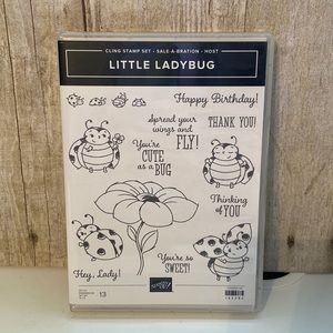 Little Ladybug StampinUp stamp set New!